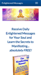 Mobile Screenshot of enlightenedmessages.com